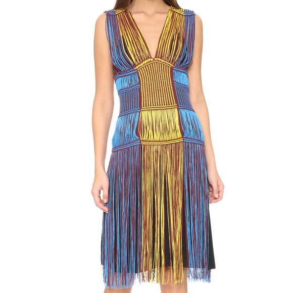 New & Authentic Missoni Knit Fringe Dress - Picture 2 of 8
